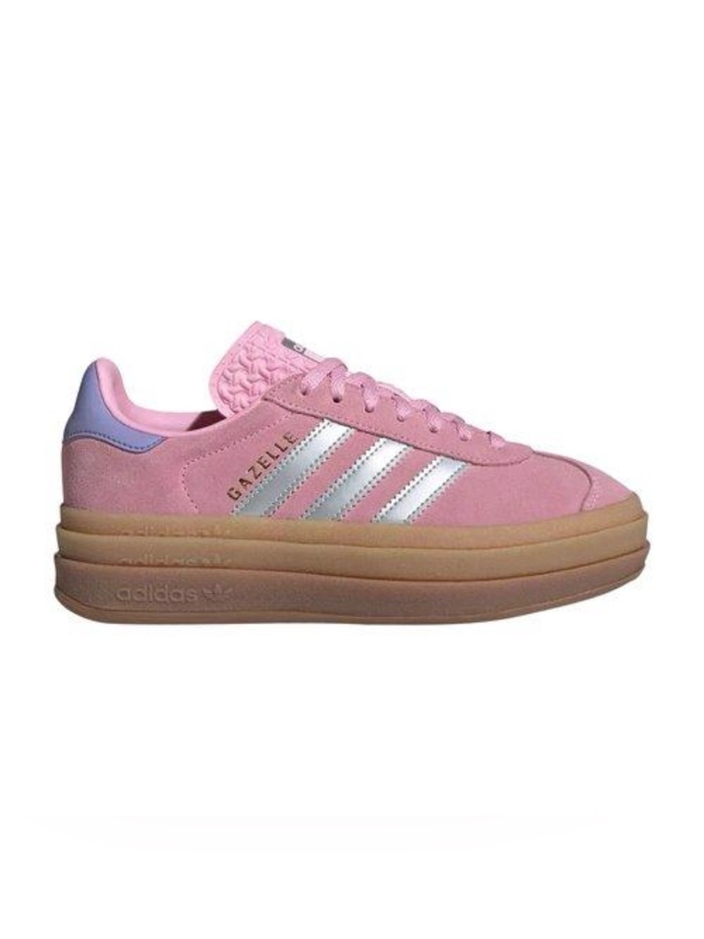 NWT adidas Gazelle Bold J True Pink Silver 6Y / Women’s 7